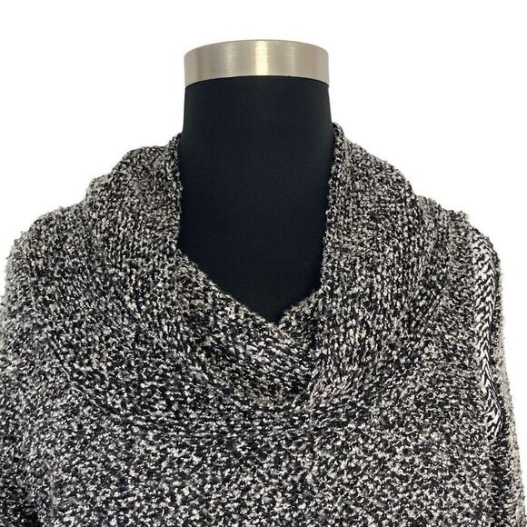 Matti Mamane XL Gray Top Cowl Neck Asymmetric Art To Wear Lagenlook Office - Picture 6 of 9